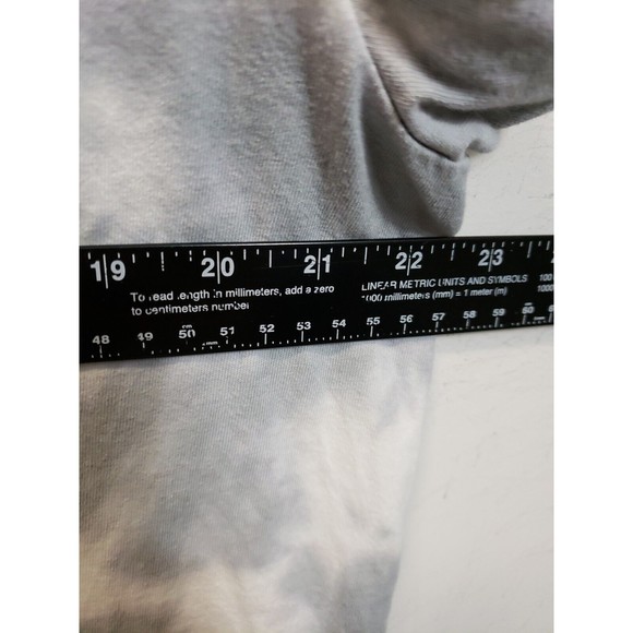 Men's American Eagle Short Sleeve Shirt Gray white Size Large USA 1977 - Picture 6 of 7